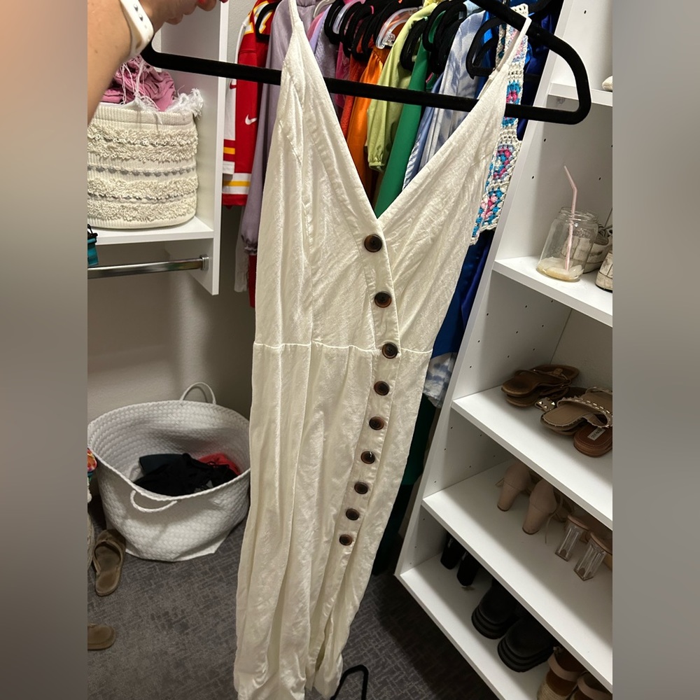 Long white dress